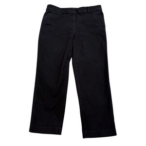 LOFT The Riviera Slim Black Pants Size 6